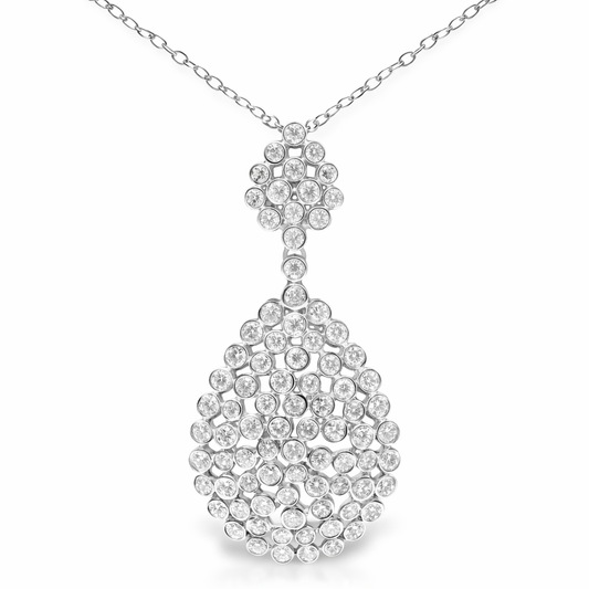 3.05ct diamond pendant in 18k white gold – Niara