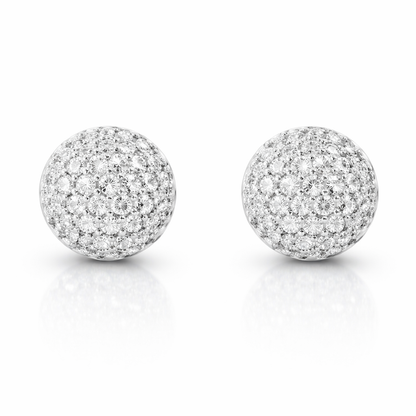 0.57ct Diamond 14k White Gold Earring