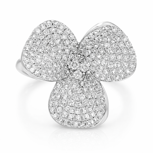 0.50CT Diamond Ring 18k White Gold