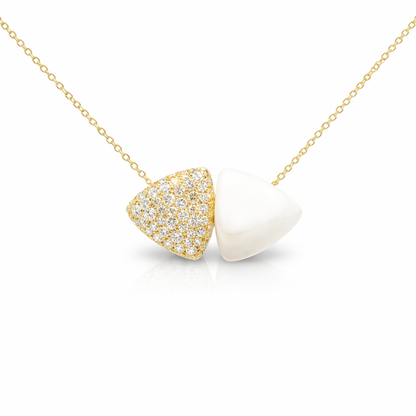0.99ct diamond pendant in 14k yellow gold – Niara