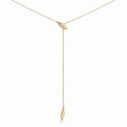 0.09ct diamond pendant in 14k yellow gold – Niara