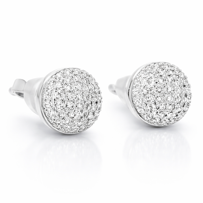 0.57ct Diamond 14k White Gold Earring