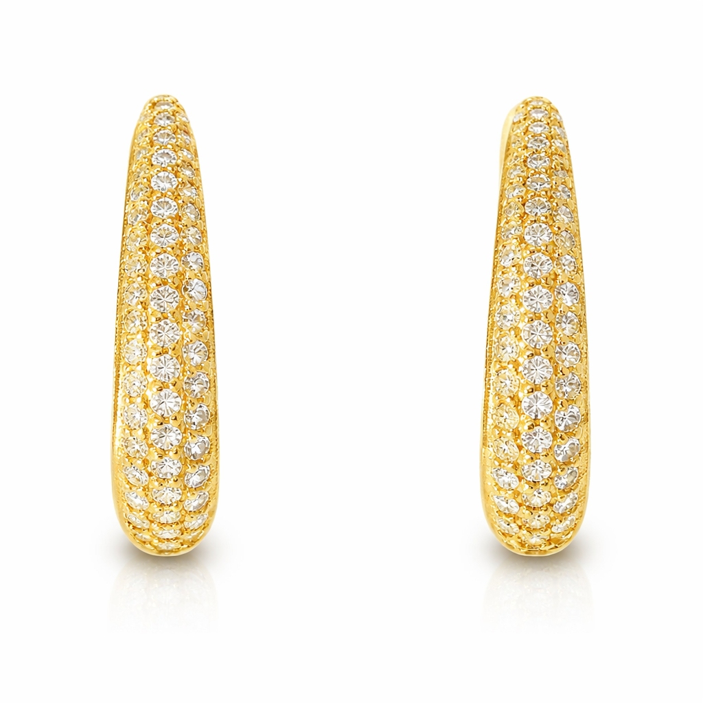 0.41Ct Diamond Earring 14k White Gold