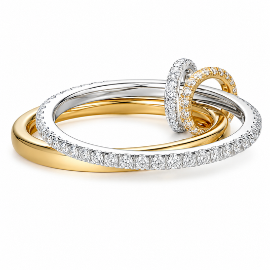 0.53CT Diamond Ring 14K Yellow Gold