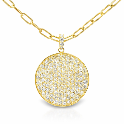 2.65ct diamond pendant in 14k yellow gold – Niara