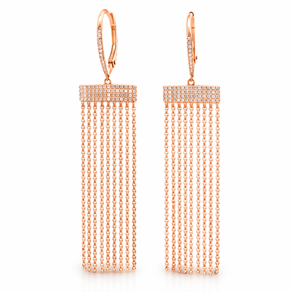 0.36CT Diamond Earring 14k Gold