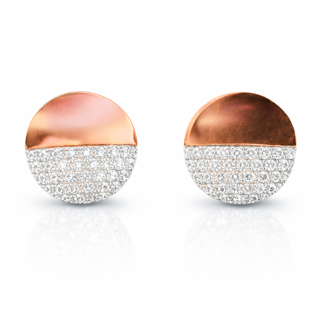 0.32CT Diamond 14k Gold Earring