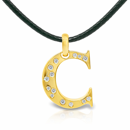 0.48ct diamond pendant in 18k yellow gold – Niara