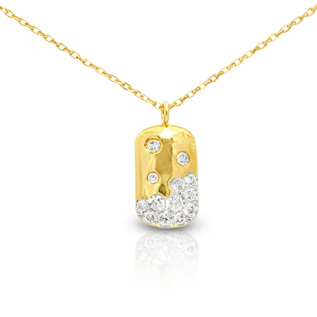 0.31ct diamond pendant in 14k yellow gold – Niara