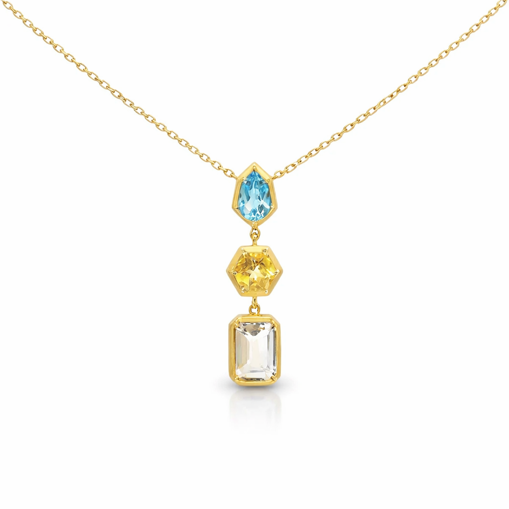 1.87ct diamond pendant in 14k yellow gold – Niara