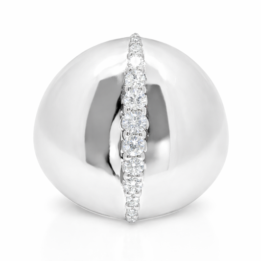 0.26CT Diamond Ring 14k White Gold