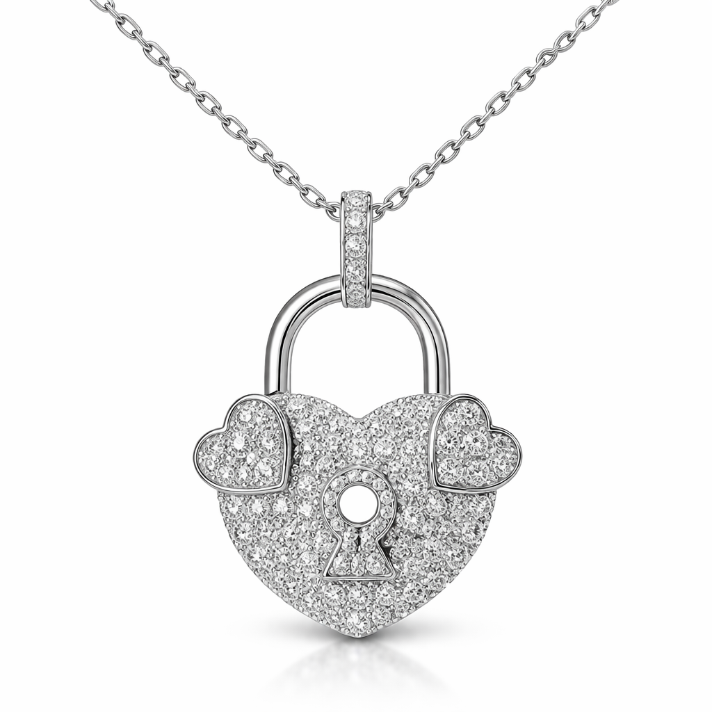 1.63ct diamond pendant in 14k white gold – Niara