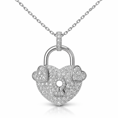 1.63ct diamond pendant in 14k white gold – Niara