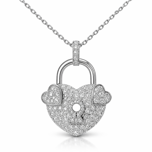 1.63ct diamond pendant in 14k white gold – Niara