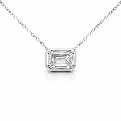 0.43ct diamond pendant in 18k white gold – Niara
