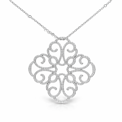 1.84ct diamond pendant in 14k white gold – Niara