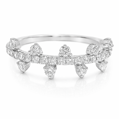 0.41CT Diamond Ring 14k White Gold