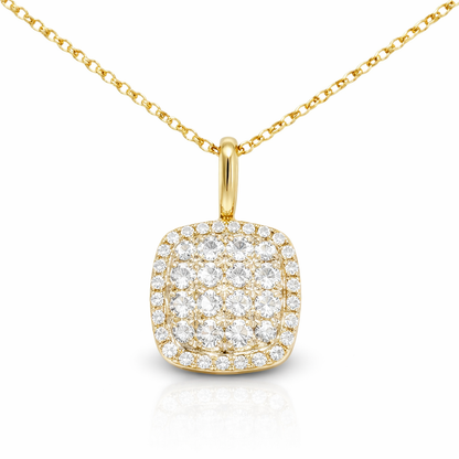 0.37ct diamond pendant in 18k yellow gold – Niara