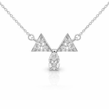 0.52ct diamond pendant in 14k white gold – Niara