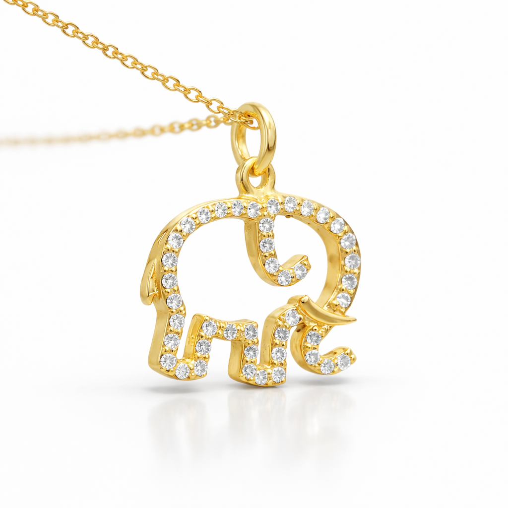 0.17ct diamond pendant in 14k yellow gold – Niara