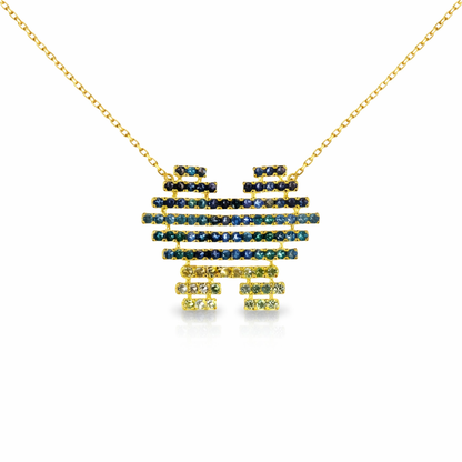 1.43ct sapphire pendant in 14k yellow gold – Niara