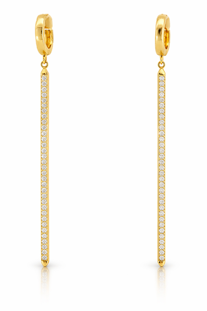0.54Ct Diamond Earring 14k Yellow Gold